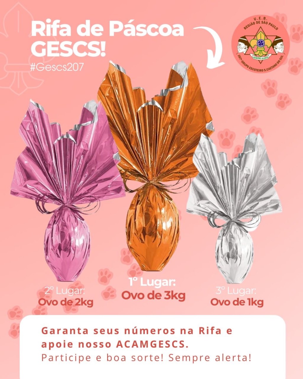 Rifa de Páscoa GESCS&nbsp;2025