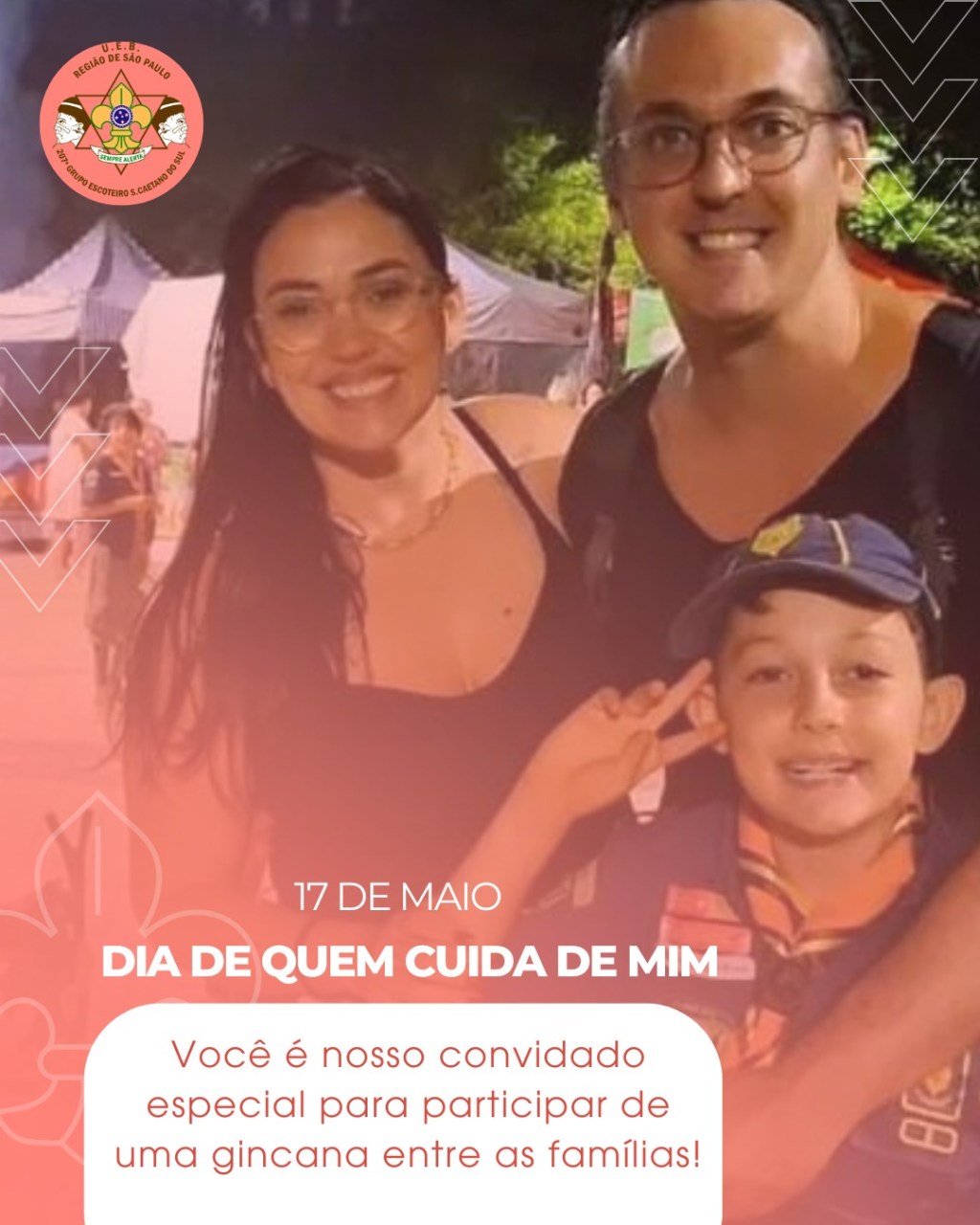 Convite Especial: Gincana do Dia de Quem Cuida de&nbsp;Mim