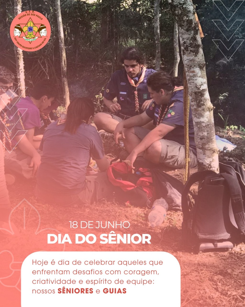 🎉 18 de Junho – Dia do Sênior e Guias&nbsp;🔥