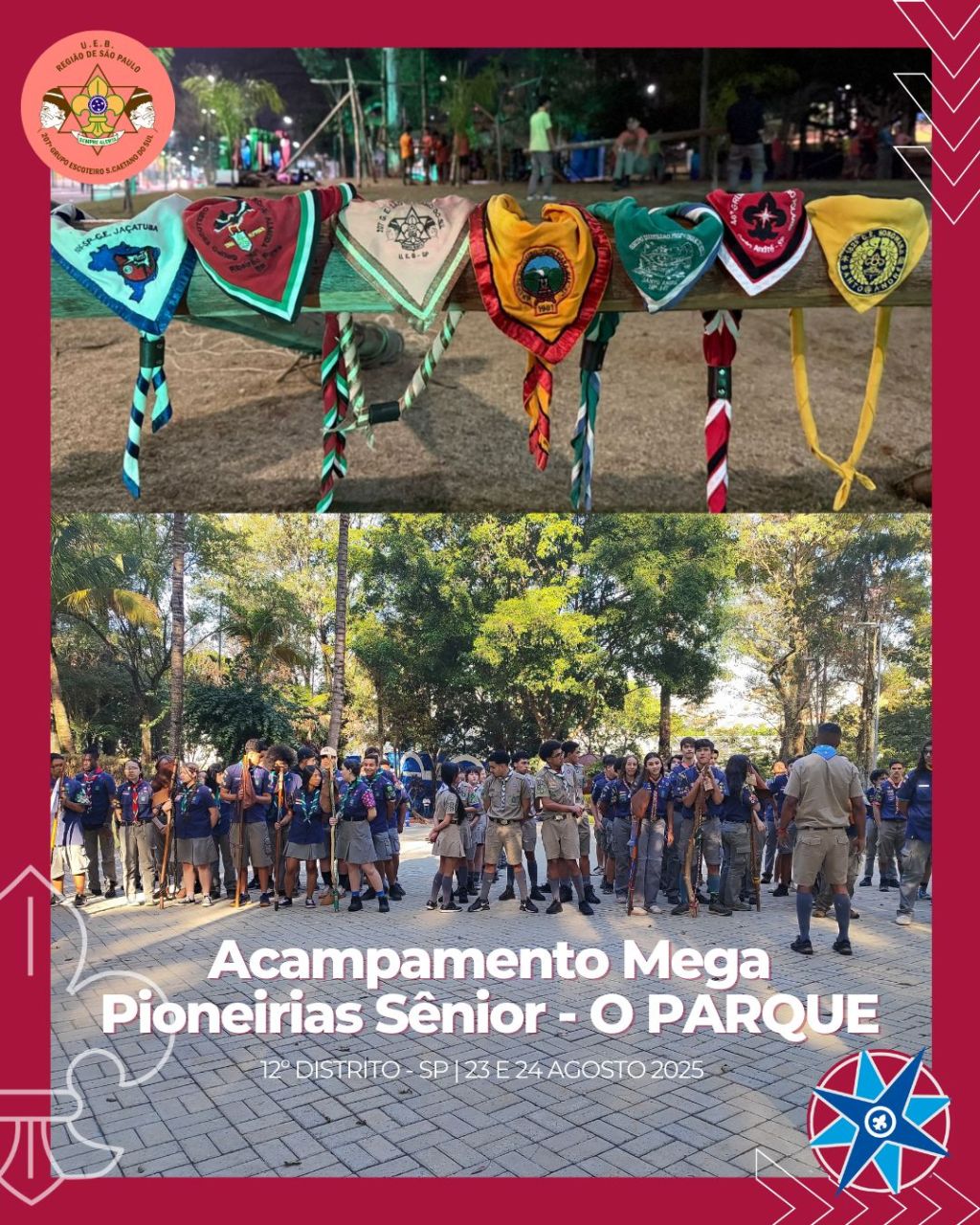 Acampamento Mega Pioneirias Sênior 2025 – O&nbsp;Parque