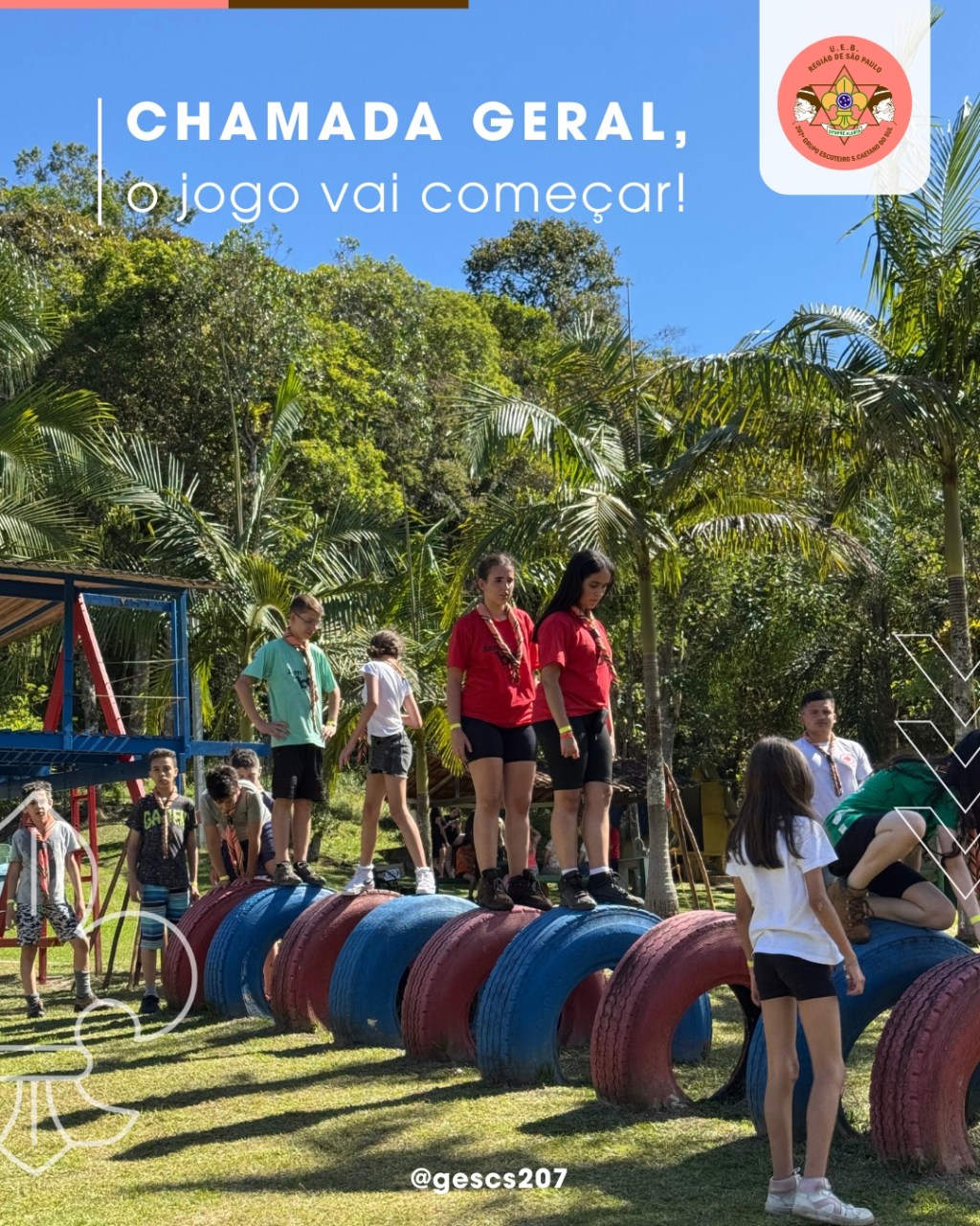 Chamada GERAL, o jogo vai&nbsp;começar!